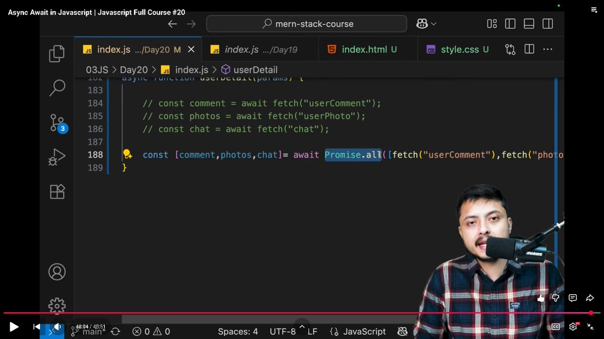 aayush_raj007's tweet image. Day-3️⃣5️⃣&quot;Defence Course&quot; Lecture Completed✅.
Today&apos;s learn about async-await in JavaScript by @rohit_negi9 bhaiya.

#WebDevelopment #CoderArmy