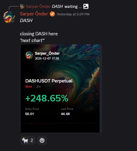 $DASH
"update"

closed the short &amp; flip to longs now ... 

x.com/sarper_onder/s…