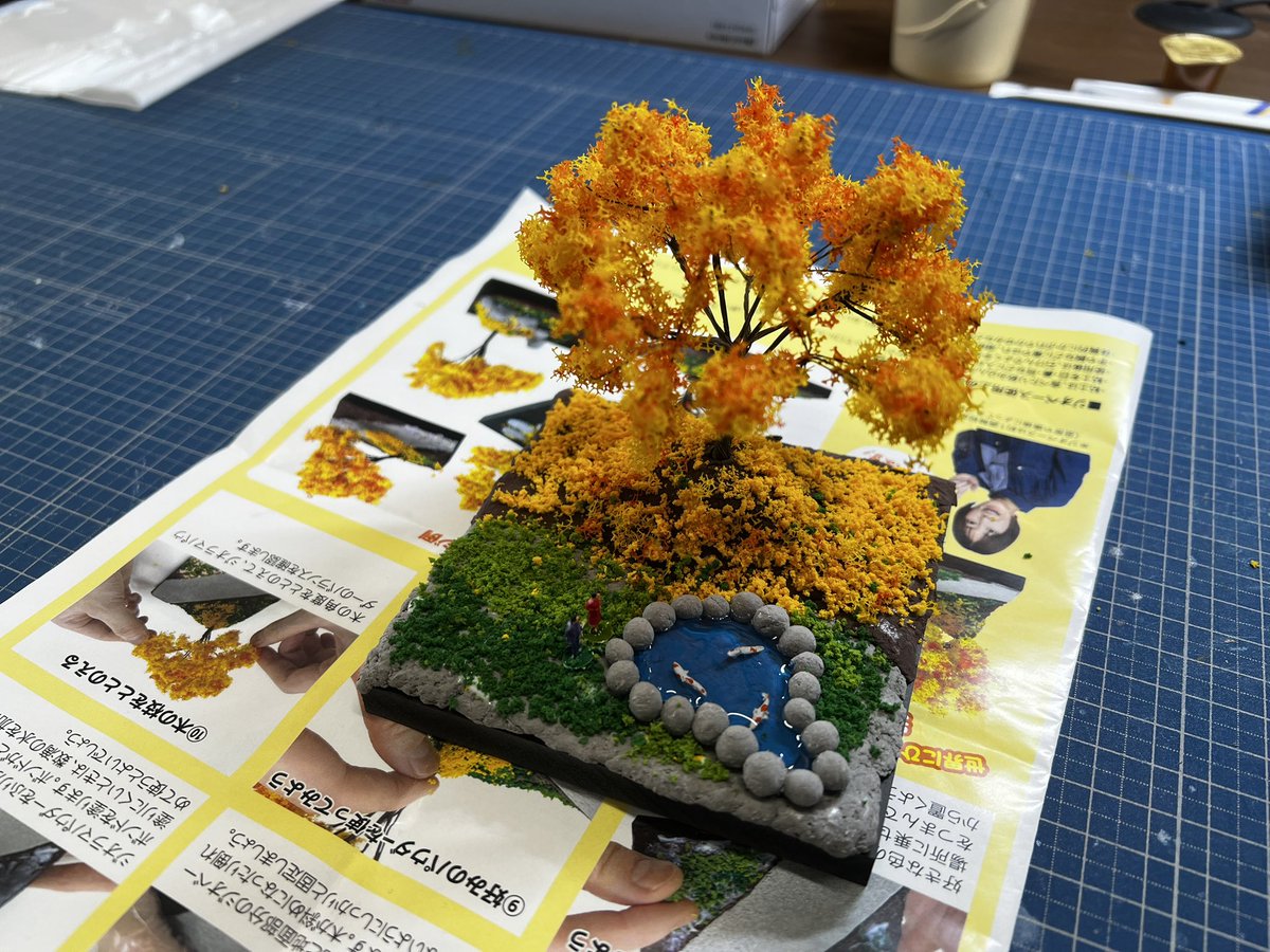 エックスクリエイターズ、ジオラマ体験教室参加者のみなさまの作品