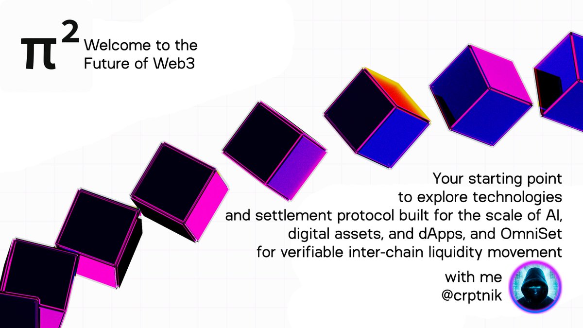crptnik's tweet image. As of today I am a @PiSquared (Pi)lot and have been accepted into their #ambassadorprogram 😎
I very hope it will be interesting for me and complement my experience (and my wallet ahaha)
Wish me luck, my fav team 😊 and stay with me to know more about #Pi2 #web3 project!