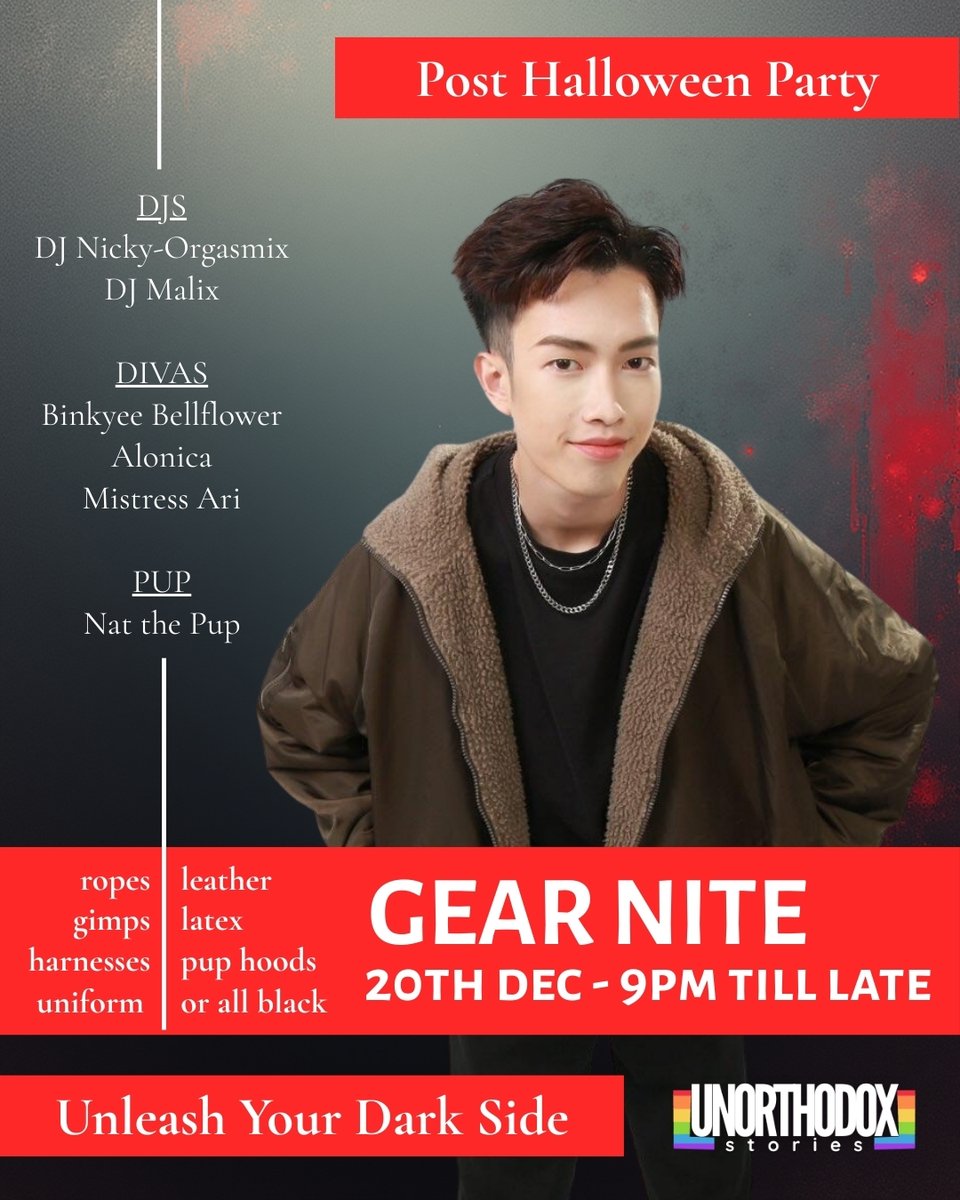 UnorthodoxDaddy's tweet photo. π§ MUSIC DROP
Gear Nite is serving House + Techno all night.
π₯ DJ Malix (House)
β‘ Nicky-Orgasmix (Techno)
ποΈ 20 Dec | 9PM till late
ποΈ https://t.co/PaN01lS70T
π Venue revealed to ticket holders
#GearNite #HouseMusic #TechnoNite https://t.co/VON5y7PHzC