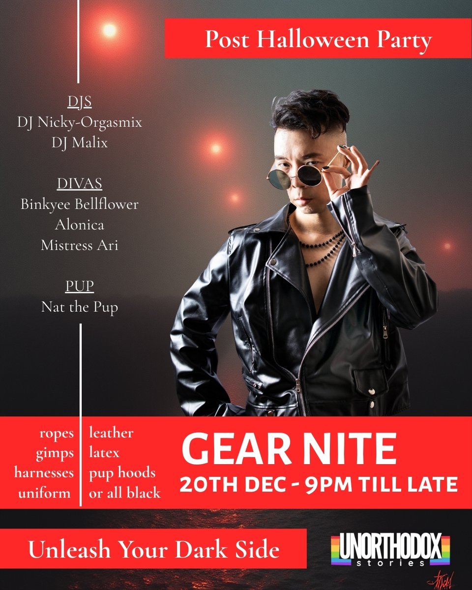 UnorthodoxDaddy's tweet photo. π§ MUSIC DROP
Gear Nite is serving House + Techno all night.
π₯ DJ Malix (House)
β‘ Nicky-Orgasmix (Techno)
ποΈ 20 Dec | 9PM till late
ποΈ https://t.co/PaN01lS70T
π Venue revealed to ticket holders
#GearNite #HouseMusic #TechnoNite https://t.co/VON5y7PHzC