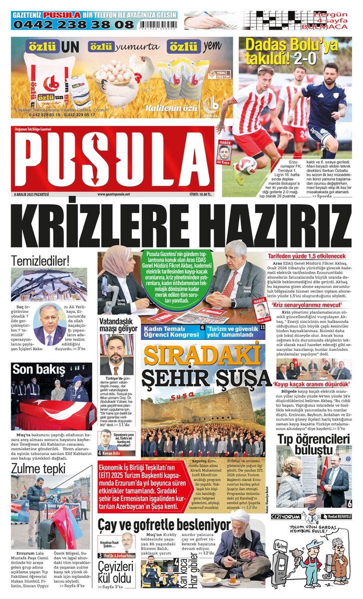 ⁦<a href="/arasedascom/">Aras EDAŞ</a>⁩ ⁦<a href="/EPDK_/">EPDK</a>⁩ ⁦<a href="/TCEnerji/">T.C. Enerji ve Tabii Kaynaklar Bakanlığı</a>⁩ ⁦<a href="/fikretakbass/">Fikret Akbaş</a>⁩ ⁦<a href="/ErzurumValiligi/">T.C.Erzurum Valiliği</a>⁩ ⁦<a href="/erzurumbld/">Erzurum Büyükşehir Belediyesi</a>⁩ ⁦<a href="/AliYerlikaya/">Ali Yerlikaya</a>⁩ ⁦<a href="/TC_icisleri/">T.C. İçişleri Bakanlığı</a>⁩ ⁦<a href="/A_Hacimuftuoglu/">Ahmet Hacımüftüoğlu</a>⁩ #sondakika #erzurum