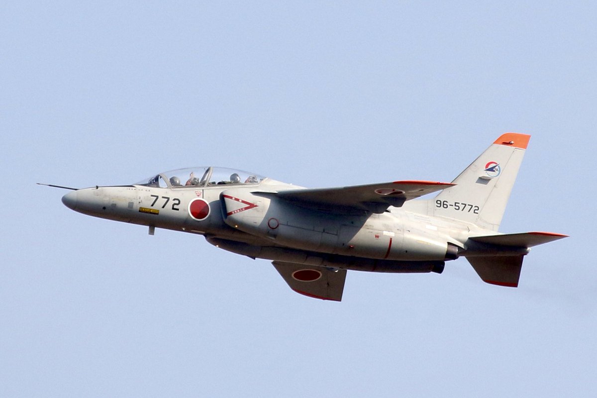 2025/12/8（月） “ 飛行開発実験団 ″ Kawasaki T-4 96-5772 小牧基地