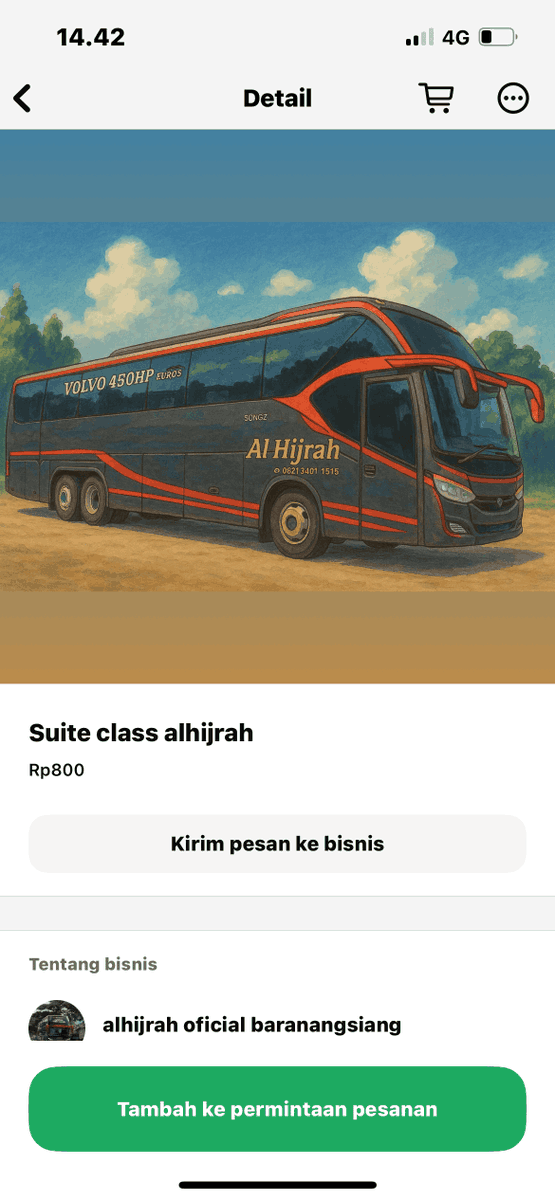 padangmenfess's tweet photo. pdg! temen” rantauan yg di bogor/depok yang mau pulang ke bukittinggi/payakumbuh pake bus, nih aku ada tiket al hijrah sleeper single tgl 26 des, bayar 650 aja soalnya aku batal pulangg dan tiketnya udah gabisa di batalin, yg mauu hit me up ya, bole nego atau tanya” dulu https://t.co/t3di7bwZlf