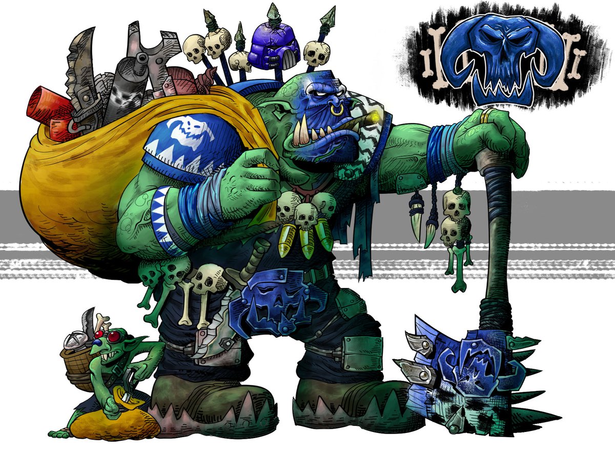 adikkk_lap's tweet photo. SKULLZ FOR DA SKUL-- oh wait
#orkz #warhammer #deathskulls https://t.co/btVTXgOBU1