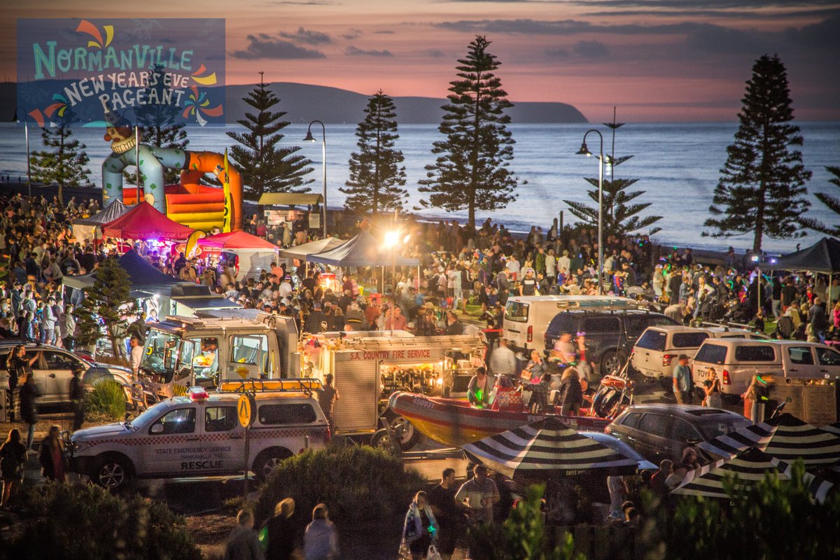 Normanville New Years Eve Pageant 2025, 31 December. Experience a night filled with family fun, including vibrant and colourful floats, delicious food and a fantastic fireworks display. #ad #newyearseve #normanville whatsoninadelaide.net.au/events/normanv…