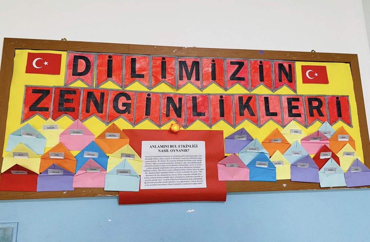 Dilimizin Zenginlikleri Projesi kapsamında 3/B sınıfımızın yaptığı etkinlik çalışması. Emek veren öğretmen ve öğrencilerimize teşekkür ediyoruz. <a href="/sadoglu_salih/">Salih Sadoğlu</a> <a href="/ErnezDemir/">Demir Ernez</a> <a href="/SurMilliEgitim/">Sur İlçe Milli Eğitim Müdürlüğü</a>