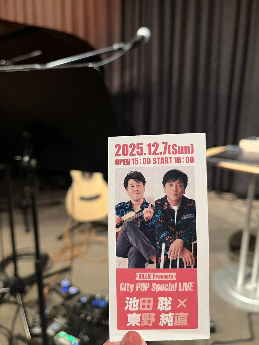 下関BILLIE Presents✨City POP Special LIVE 池田聡 × 東野純直