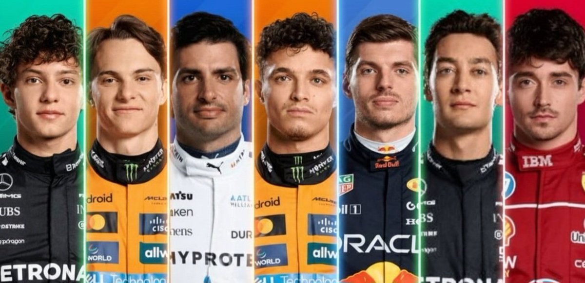 Your multi podium sitters for 2025 -- 

Lando Norris and Oscar Piastri, Mclaren
Kimi Antonelli and George Russell, Mercedes 
Carlos Sainz, Williams
Max Verstappen, Red Bull
Charles Leclerc, Ferrari

WILD CONCEPT