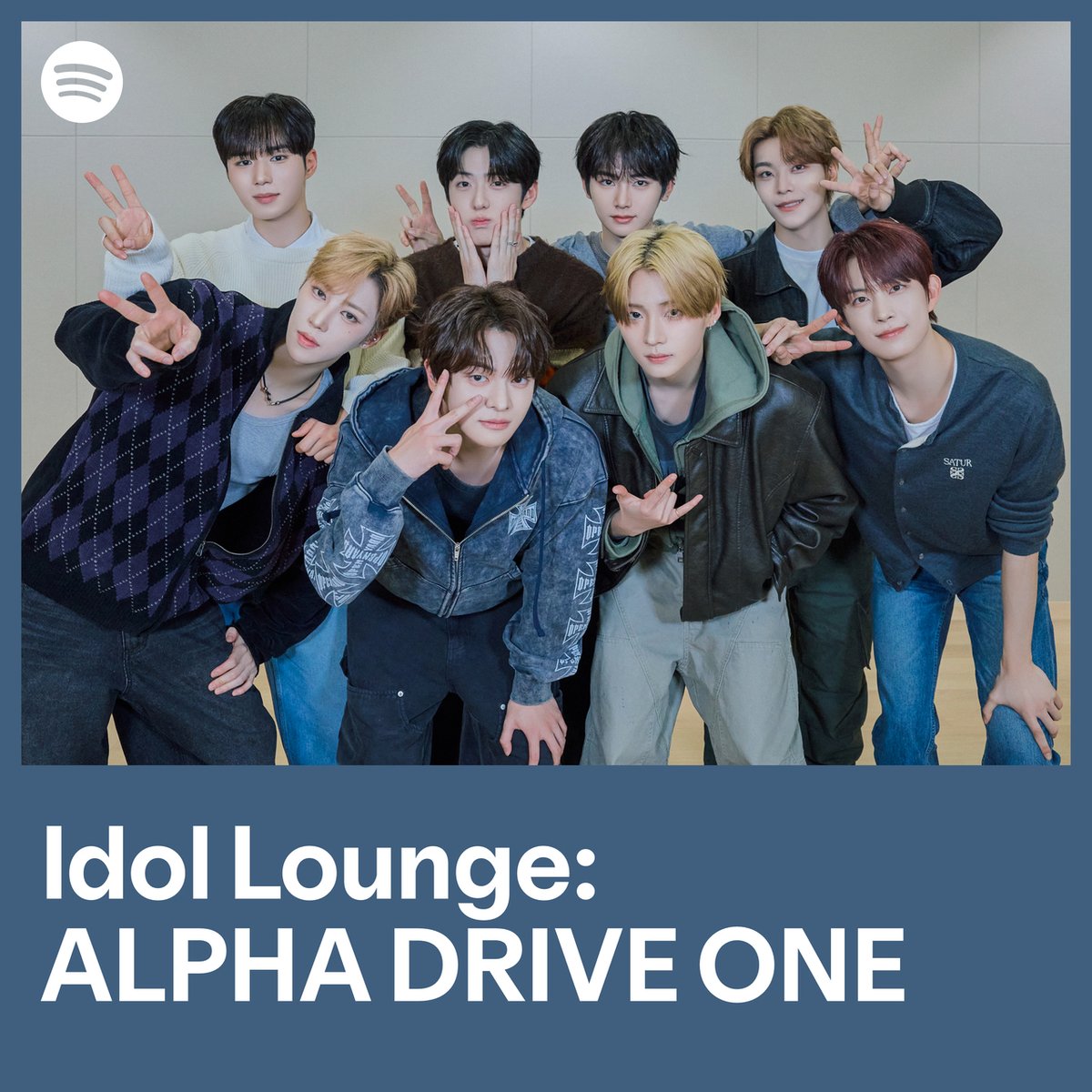 SpotifyKpop's tweet image. ALPHA DRIVE ONE&apos;s got the formula to celebrate their debut: listening to their first album + their song recs

listen to @ALD1_official&apos;s Idol Lounge now! spotify.link/IdolLounge-ALD1