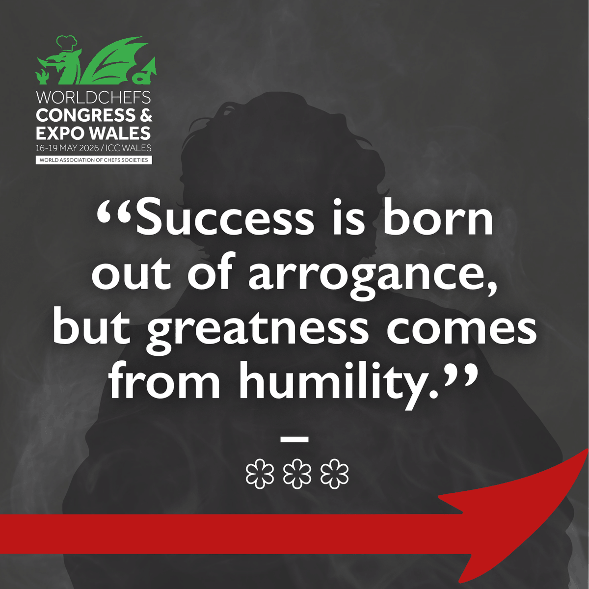 This culinary icon will be joining us at Worldchefs Congress &amp; Expo 2026! 🎉 

❓Can you guess who said this❓Secure your spot at Worldchefs Congress 2026 in Wales 👉 bit.ly/4iUaSfa

#ThisisWorldchefs #WorldchefsCongress #WorldchefsCongress2026