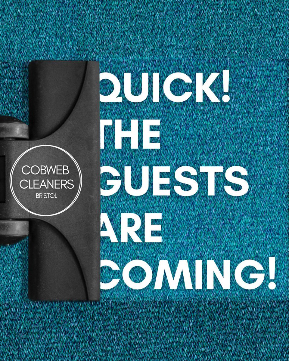 If you're feeling daunted about getting the house ready for guests, why not give us a call? We can help get your home so spotless that even the most picky of relatives will be impressed!
 
Email hello@cobwebcleanersbristol.co.uk

#bristolcleaningservice #bristolbusiness