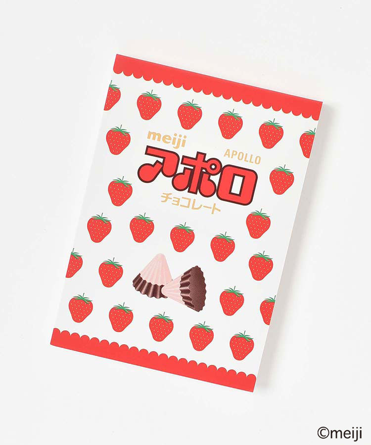 まるで本物のお菓子みたい🍓！ アポロモチーフの文房具が入荷しました