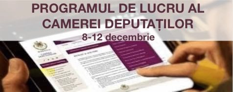 cdep_ro's tweet image. 📅 Săptămâna 8–12 decembrie la Camera Deputaților

#cdep #program #CameraDeputaților