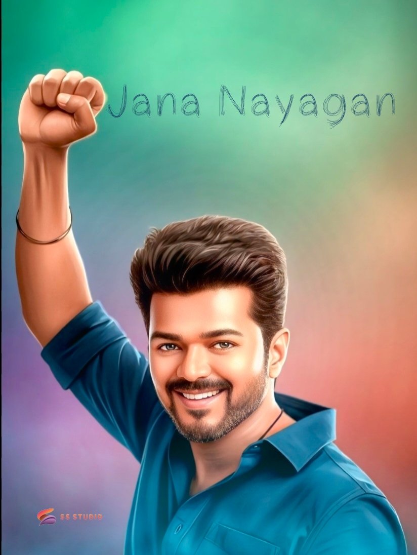 HussainVJFan's tweet photo. Bringing colors to life, one brushstroke at a time. 🎨✨ #OilPaintingMagic

A oil painting art  by #SSStudio for our 
#JanaNayagan @actorvijay ❤️

Waiting for G.O.A.T AL on Dec 27 🤩

#JanaNayaganFromJan9 
#JanaNayaganAudioLaunch https://t.co/3RSwydRC76