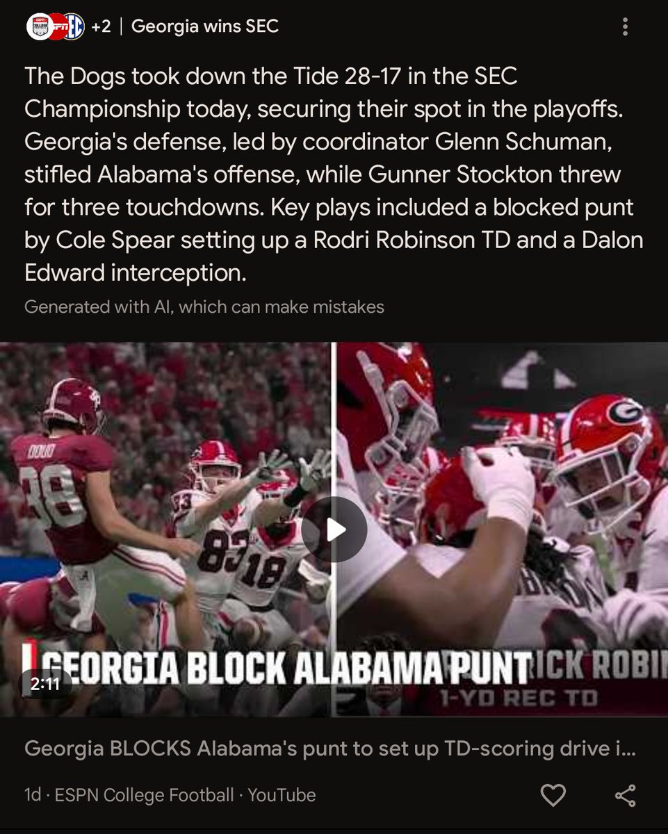 Ahh I get it now. The CFP Committee just asked AI and didn't check their work.