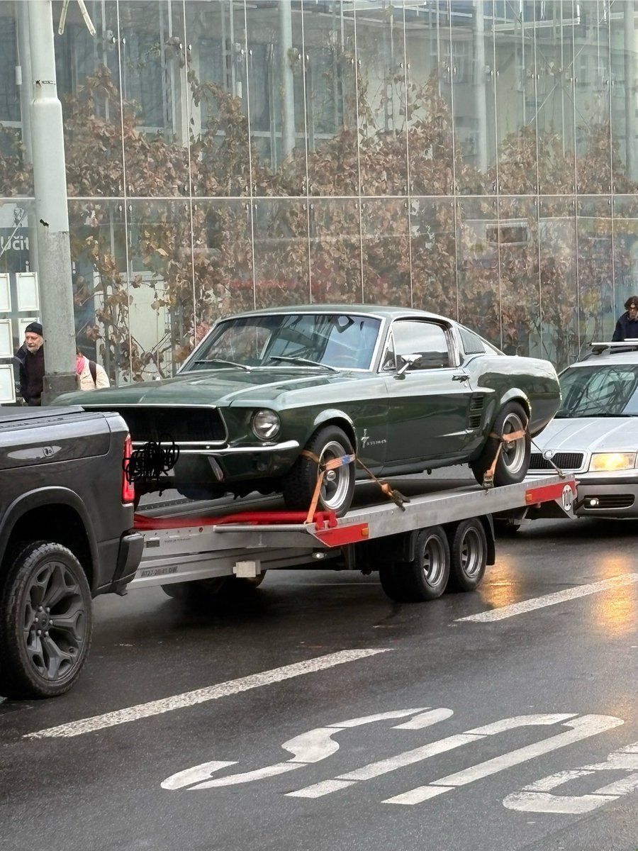 I would never believe that i would see the car from the Bullit Case and a fav car of one and only Steve McQueen. But the car manifested itself right in front of me while i was waiting for a tram!!🤯

Somebody sure has a lovely christmas present!