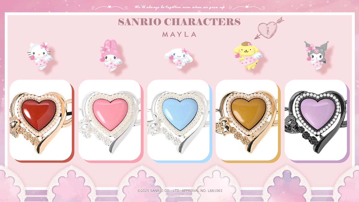 ❤️・｡再販開始｡・❤️・｡ ハートを貫いたデザインが可愛すぎる