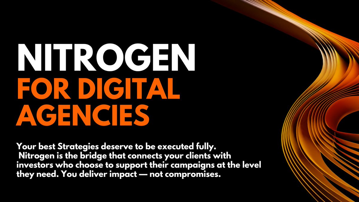 The gap between ambitious marketing ideas and available budgets has held back agencies for too long.

With Nitrogen, that gap becomes a bridge—connecting clients with investor-driven support so campaigns can run at full potential.

A smarter, more collaborative future for