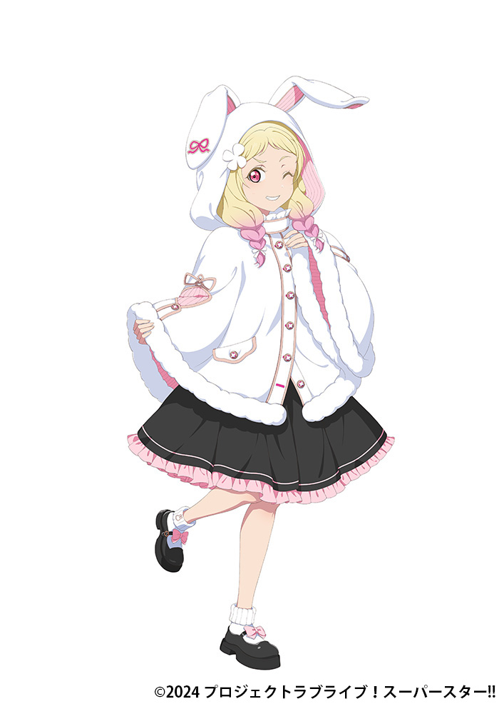 12月16日(火)より開催されます『ラブライブ！スーパースター!!』POP UP SHOPにて、米女メイさん、若菜四季さん、鬼塚夏美さんのイラストを担当させていただきました！

詳細はこちら：lovelive-anime.jp/news/01_5598.h…
x.com/Liella_PLSP/st…