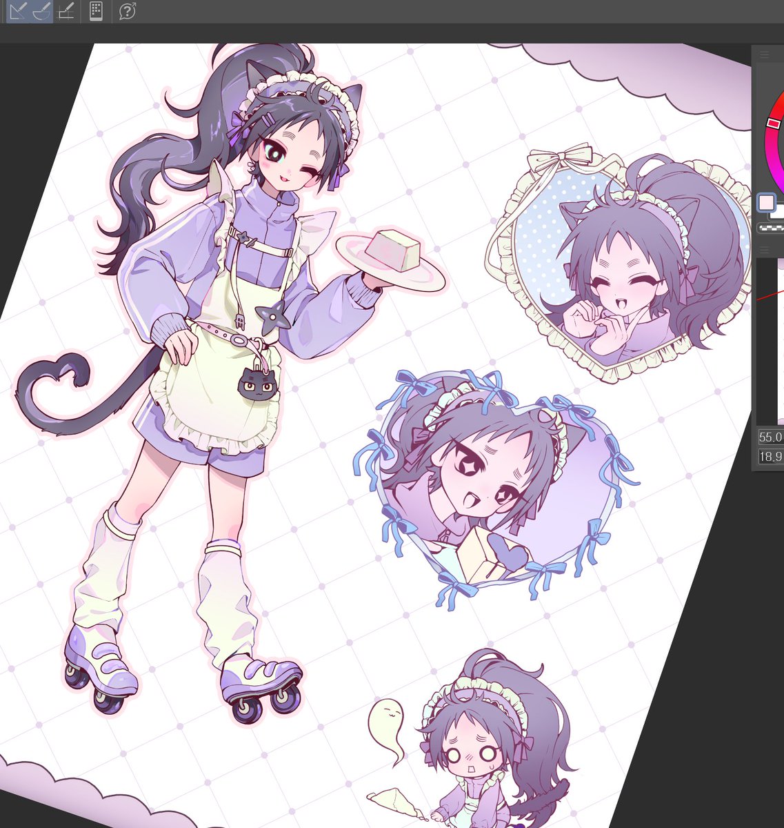 스티커...📛😸