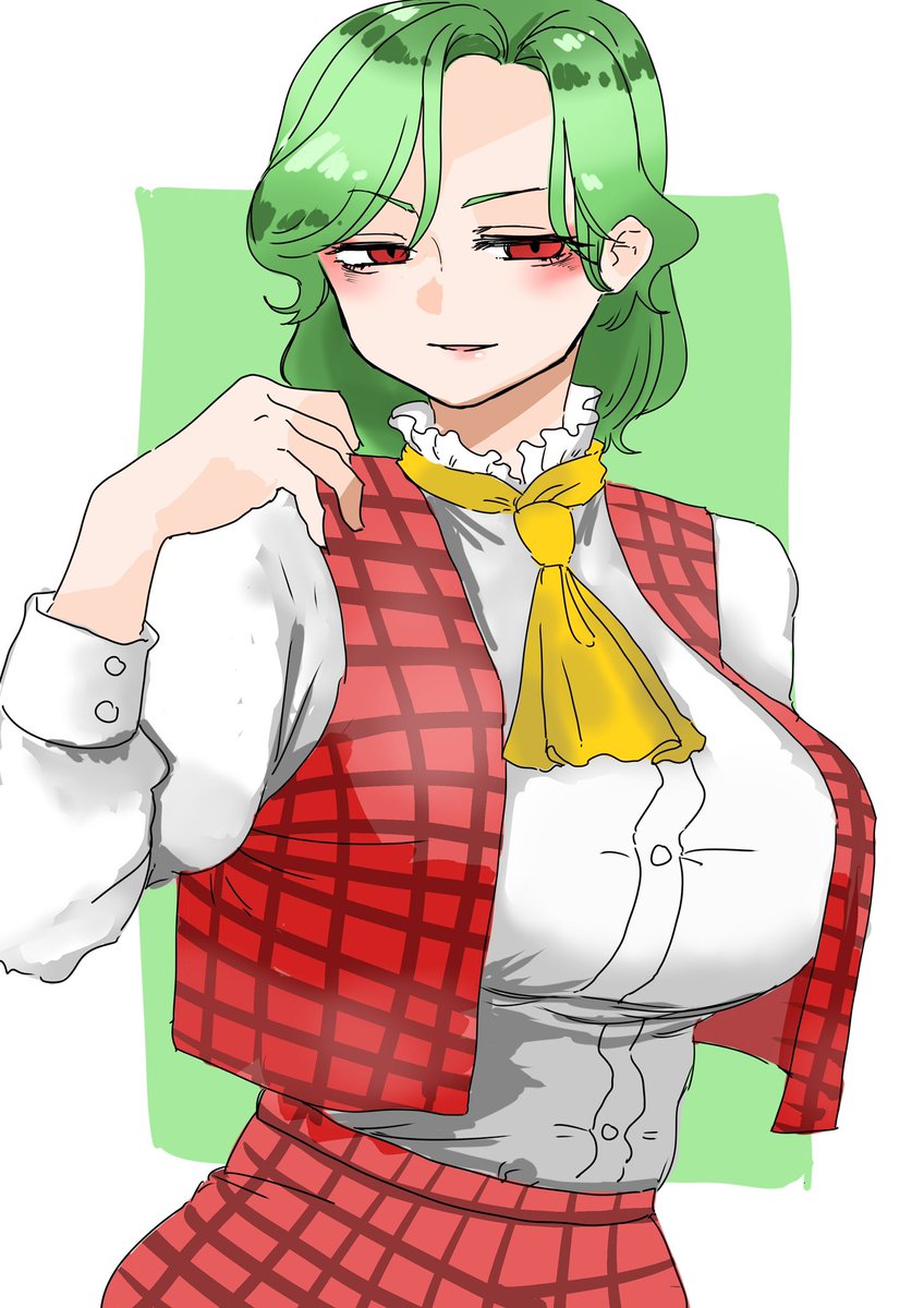 akachan0219's tweet photo. #風見幽香 
#東方Project 
塗りが迷子 https://t.co/0OKVkpRniZ