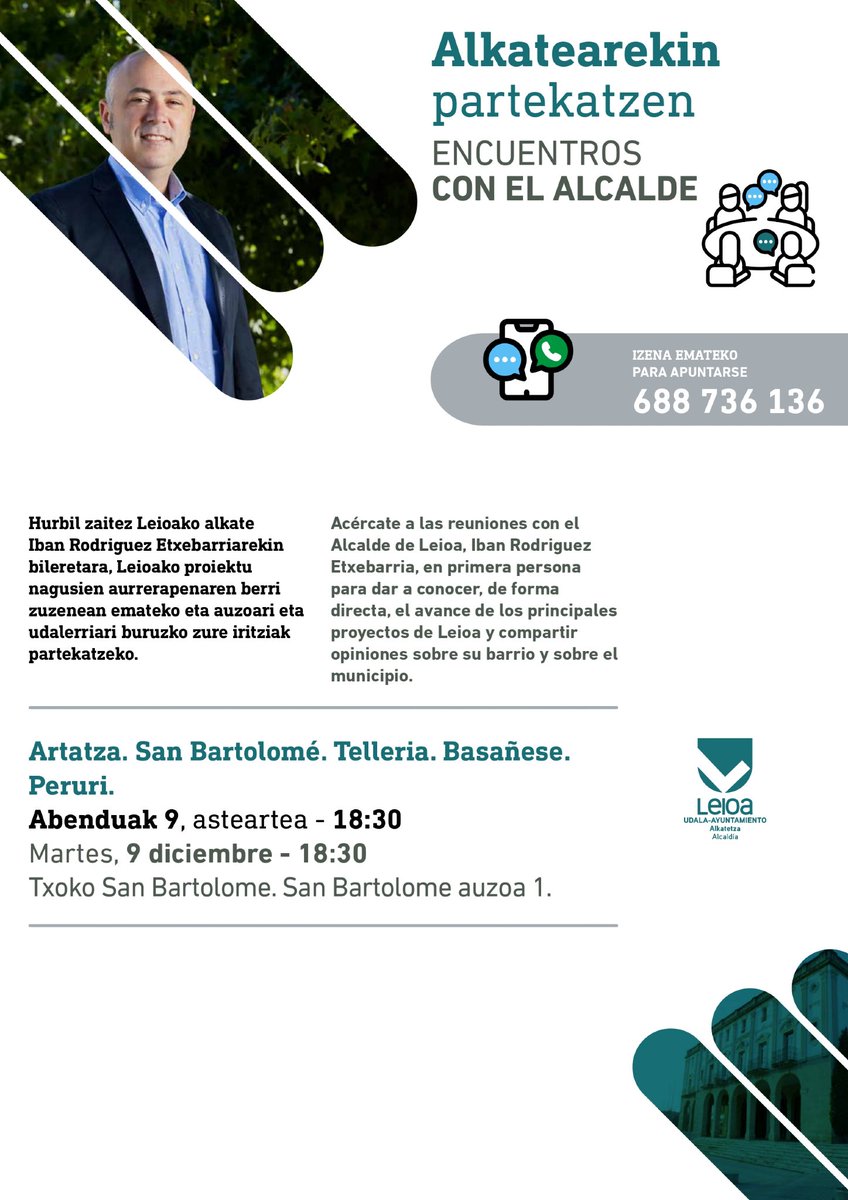 AlkatearekinPartekatzen ✅💬 

Hurrengo topaketa / Próximo encuentro
🗓️ Abenduak 9 Diciembre