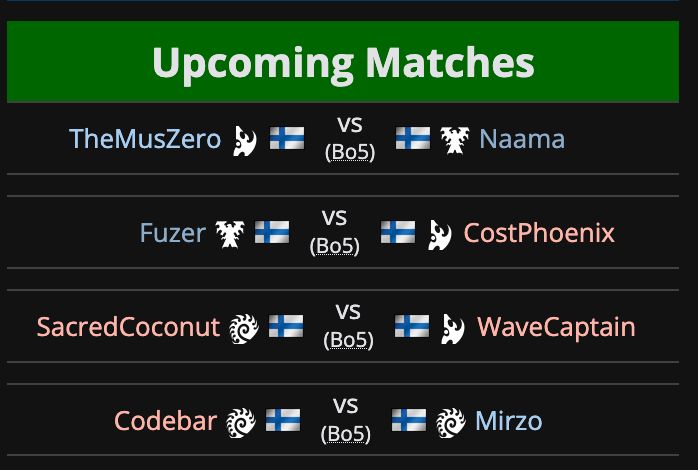 starcraft2fi's tweet photo. Tiedoksi, että sivustomme on tällä hetkellä väliaikaisesti saavuttamattomissa. Tänään kuitenkin klo 18 alkaen aloitetaan #15vcup pudotuspelit jossa nähdään neljä bo5-ottelua ja selostamassa @Serral_SC2 ja Divinesia! #esportsfi #sc2fi https://t.co/A37WuVpS4N