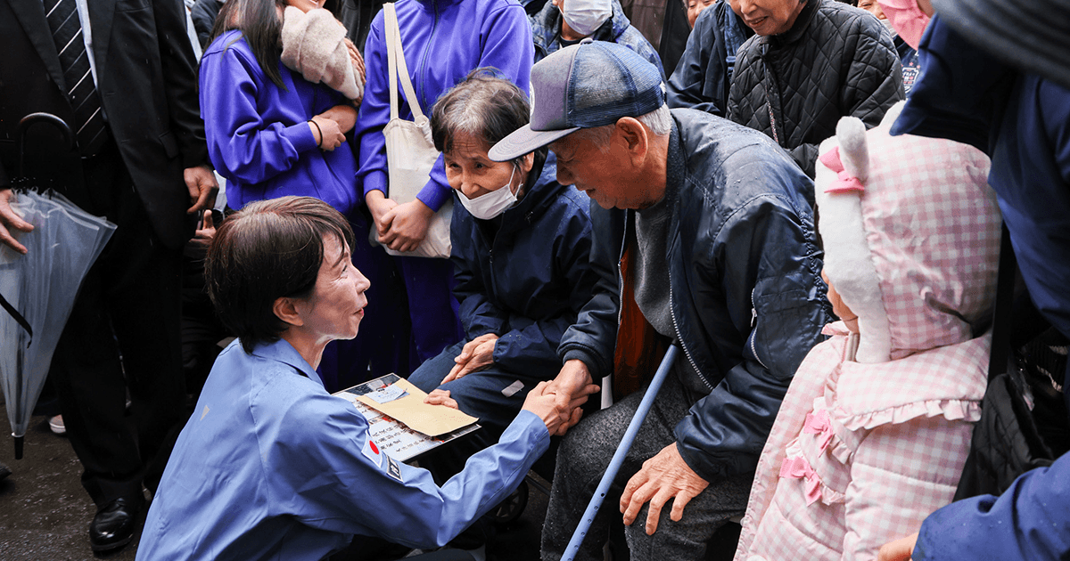 自由民主先出し 📌能登地方の創造的復興へ全力支援 高市総理が石川県