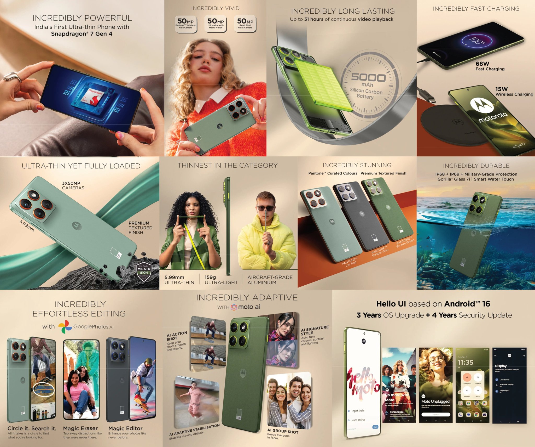 Motorola Edge 70 all details out