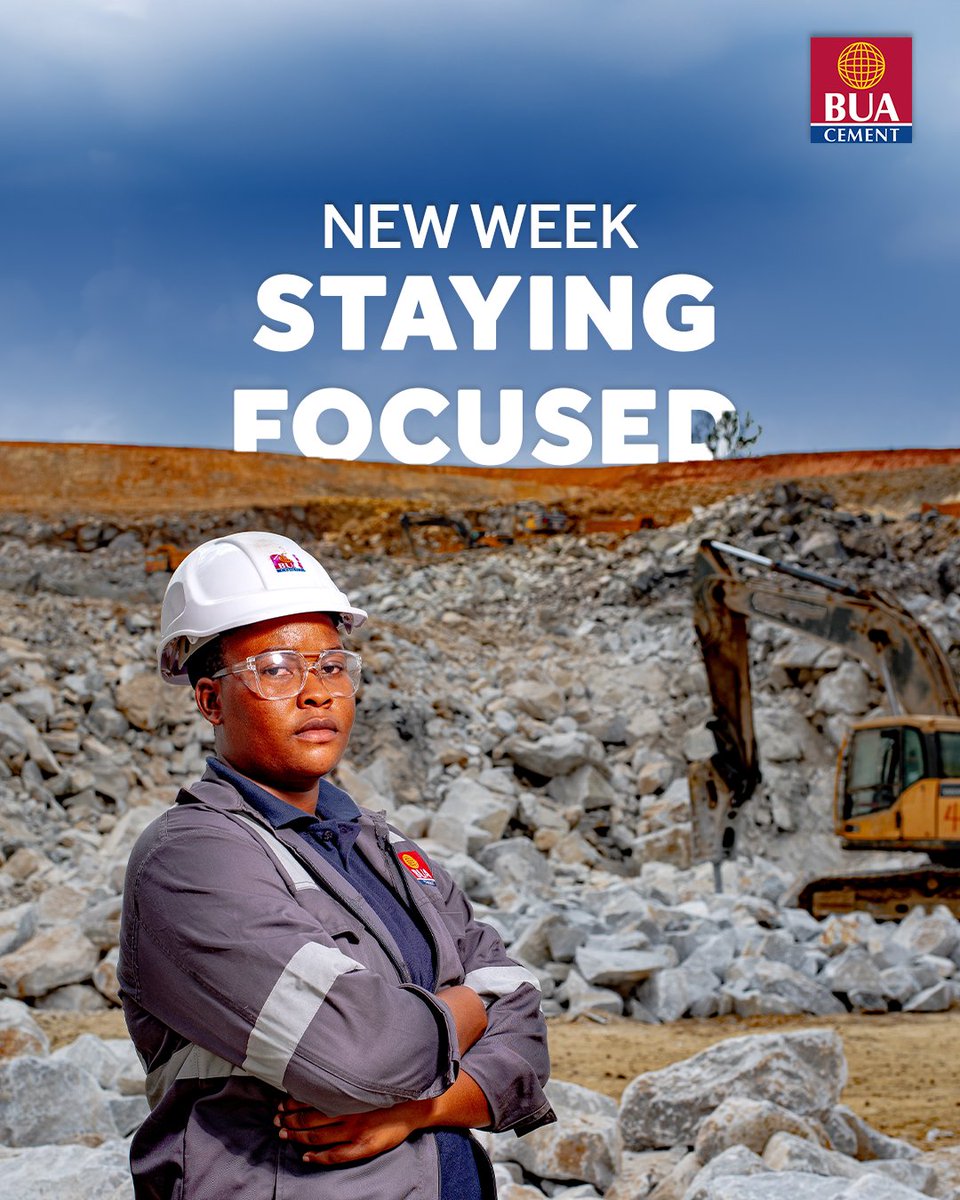 New week, staying focused.

Grounded. Steady. Committed.

#BUACement #TheKingOfStrength #Newweek