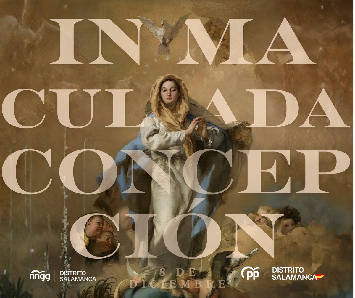 ¡Feliz día de la Inmaculada Concepción!

"Alégrate, llena de gracia, el Señor está contigo" Lucas 1:28