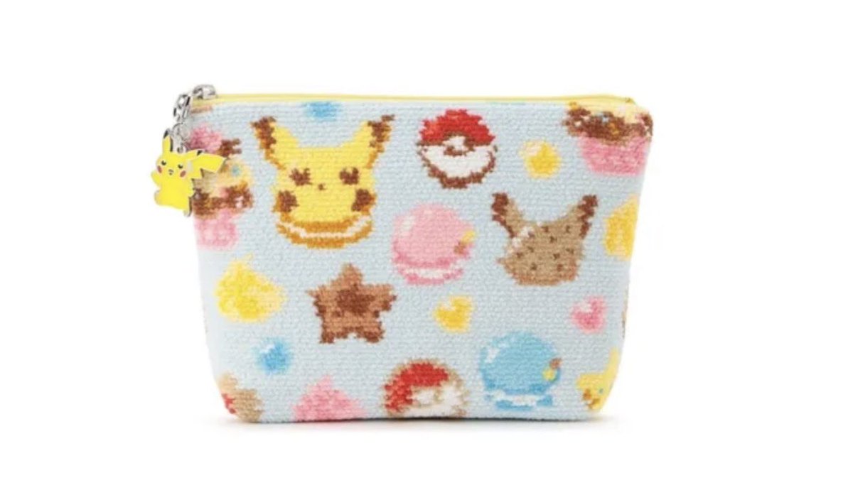 フェイラーxポケモンのポーチ当たった💛
コスメポーチ新調できる！