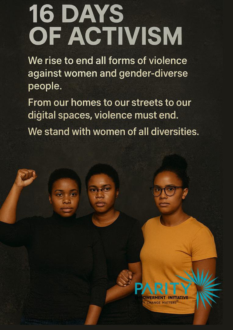Together we rise. Together we resist. Violence against women must end — in every space, every day. ✊🧡 #16DaysOfActivism #EndGBV #StandWithWomen #NoMoreViolence #everychangematters