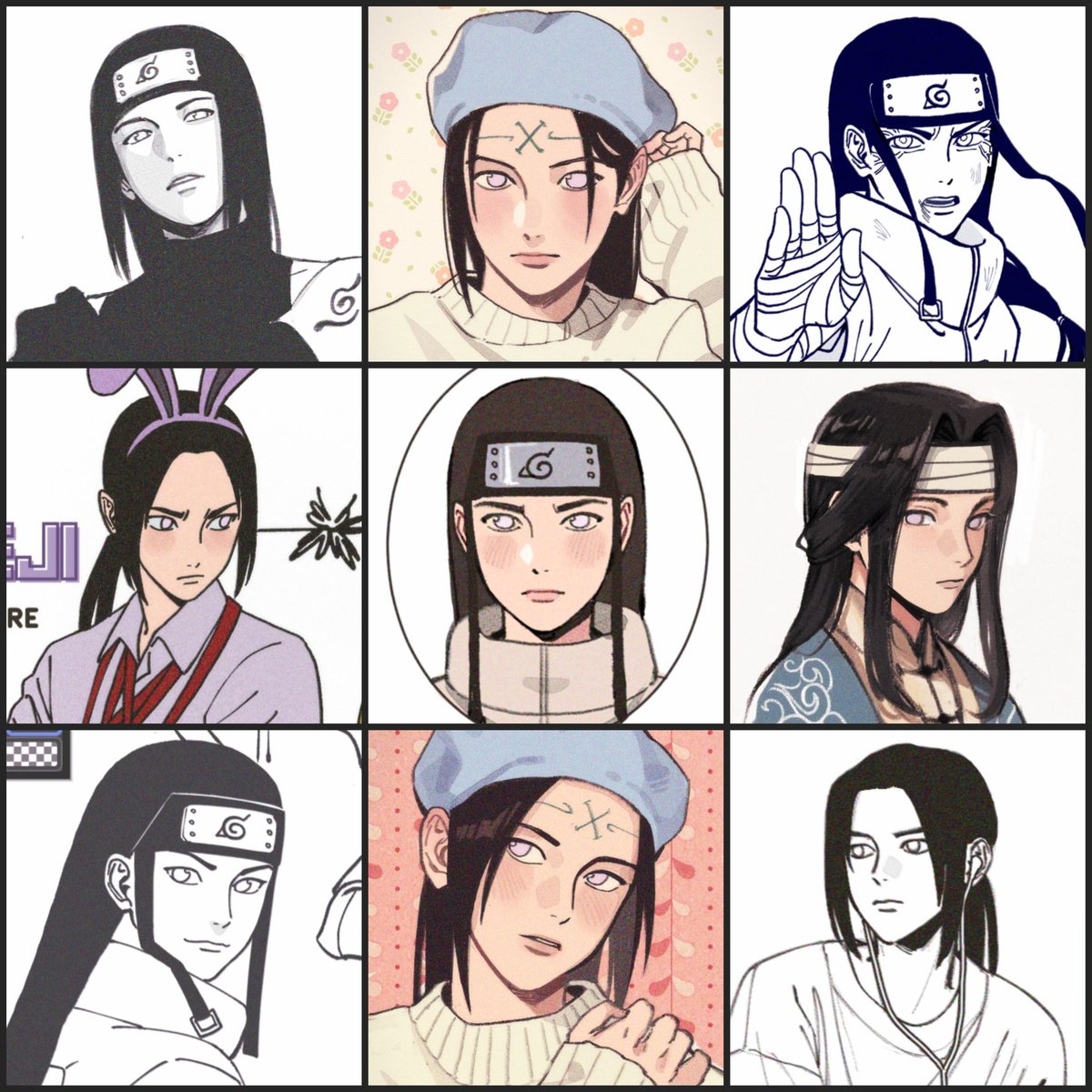 a year of neji! #samecharacter2025