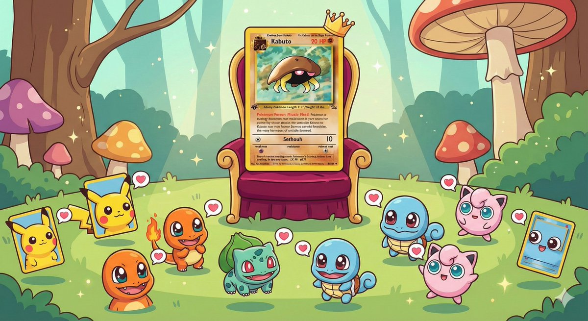 CATCHEEZzz's tweet photo. When one passionate collector can move the entire market for a “Kabuto”... you know TCG culture is powerful. 👑

This is why we’re here: to give every niche grail and every passionate collector a global, liquid stage.

What’s your niche favorite card? @KabutoKing_ #kabuto https://t.co/xzC9Ft0fYI
