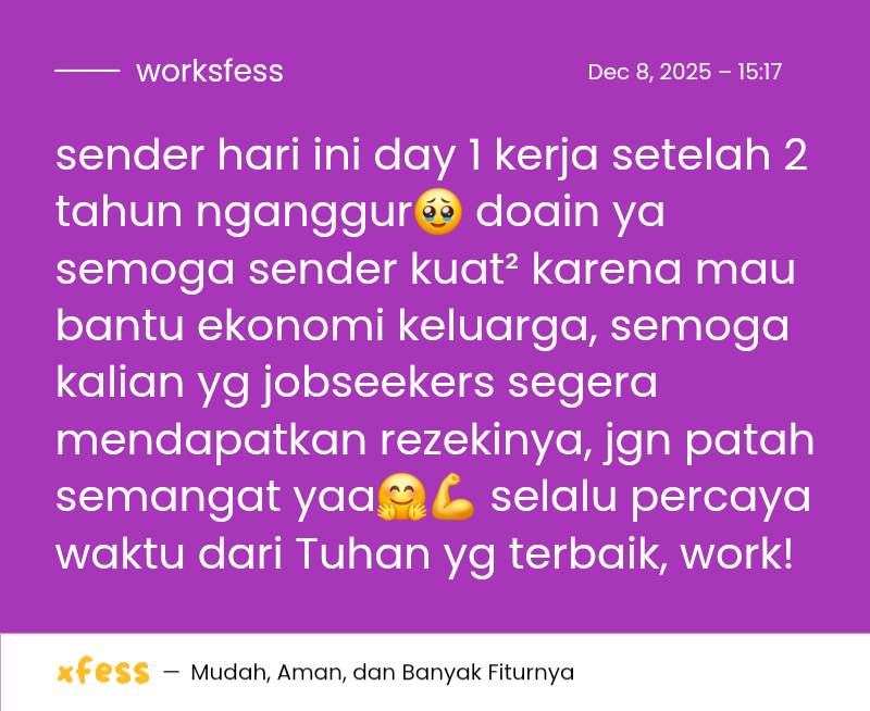 worksfess's tweet photo. Day 1 work! rasanya bahagia, mellow juga karena setelah 2 tahun jadi jobseekers hari ini terbayar juga😭 https://t.co/YV3Qn6j5UG