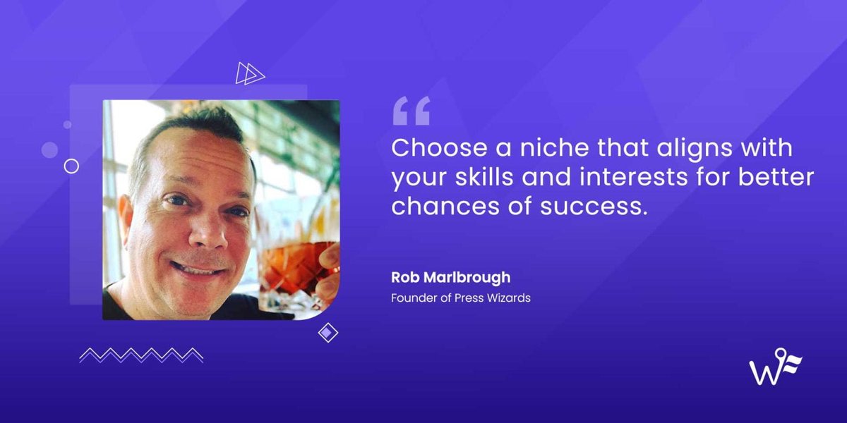 "Choose a niche that aligns with your skills and interests for better chances of success."

~ <a href="/DowntownRob/">♛DowntownRob♛</a> of <a href="/PressWizards/">Press Wizards</a>

Read more 👇 
wpfounders.com/wordpress-agen…

#WordPress #WPfounders
