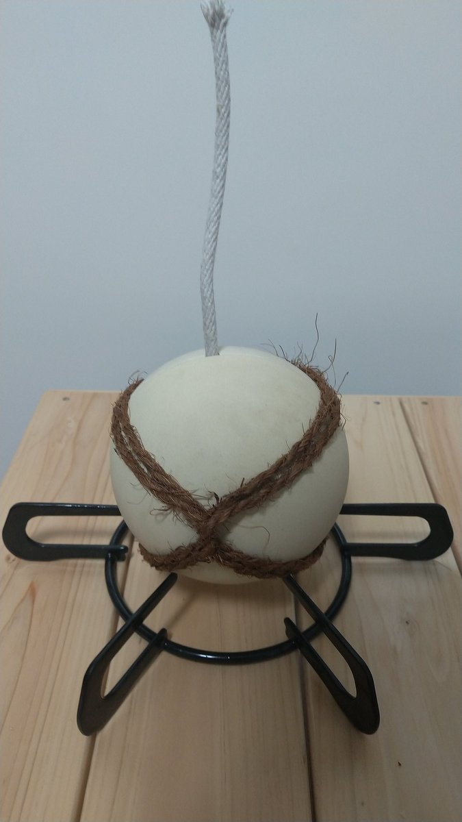 五徳が思ったよりぴったりでした🤣
（🦕）