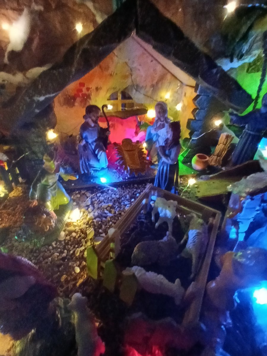 "Maria porta ciò da cui si lascia portare". 
(H. U. Von Balthasar, Il Rosario)

Che bello fare insieme il #presepe e 'pregare guardando', sentire che Dio viene accanto a noi, vuole stare con noi.
#ImmacolataConcezione