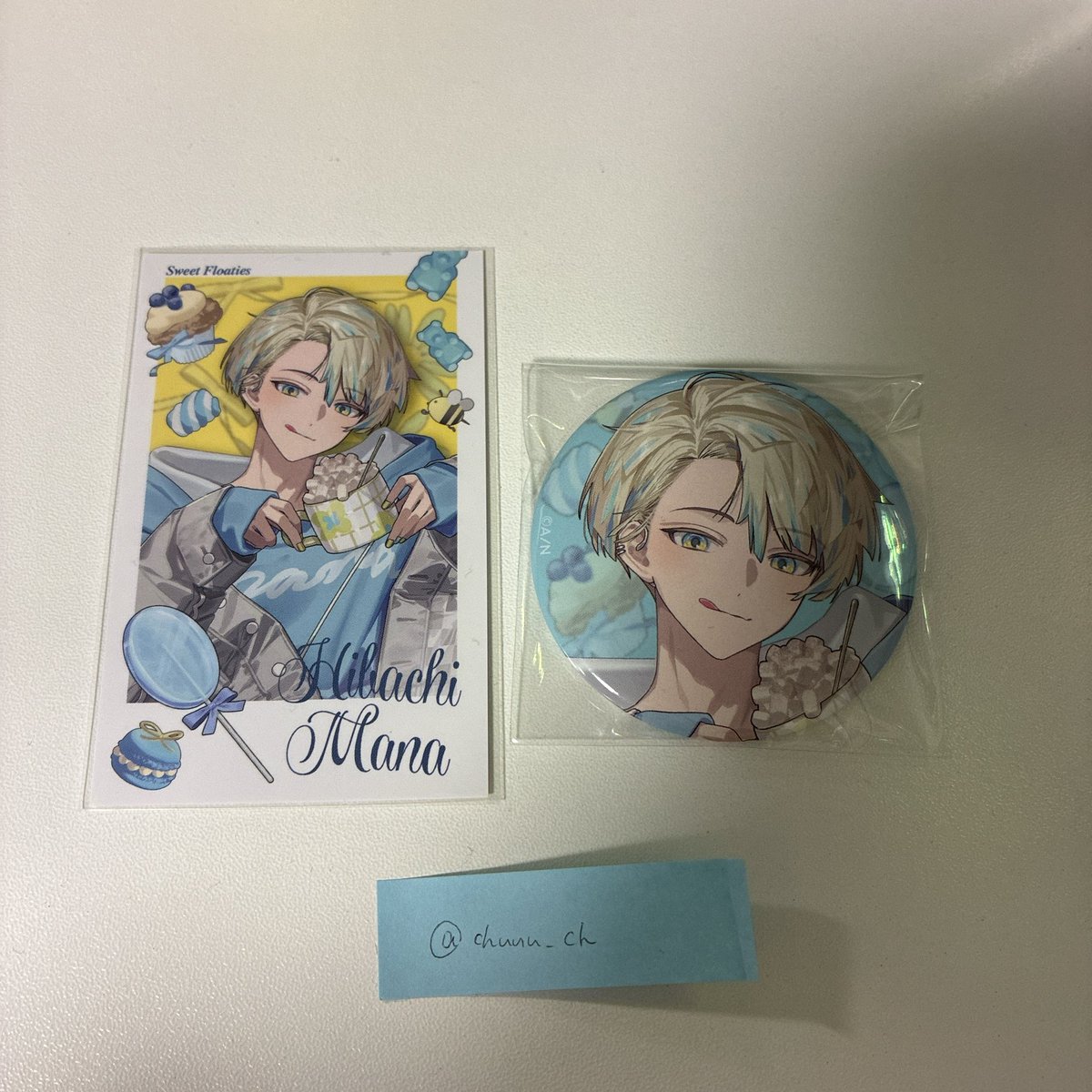 chuuu_ch's tweet photo. @1

꒰ 交換 ꒱ にじさんじ Sweet Floaties チェキ風カード 缶バッジ

꒰ 譲 ꒱ 🐝🤣

꒰ 求 ꒱ 🥷🔫

郵送での交換希望です。
お声がけよろしくお願いします。 https://t.co/z0PiwZ6QlV