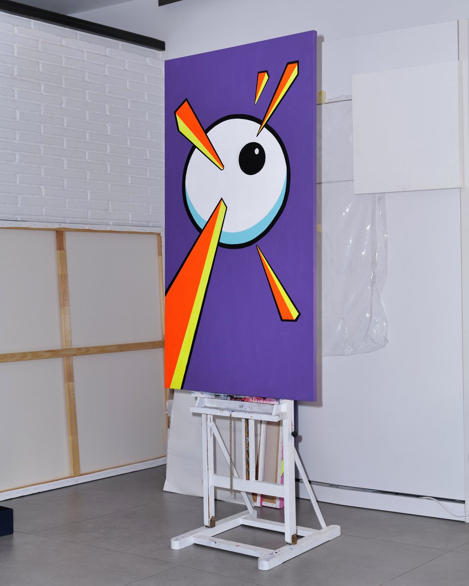 alexisolinart's tweet image. 🔥 JUST SOLD on SuperRare! 🔥

“Fragments of Love in the Cyclop’s Eye” (includes physical painting) is now in the collection of Nitrous9!

Thank you so much for the support ❤️

Prices for the collection will increase after the next few sales – grab yours before it’s too late! 👁️