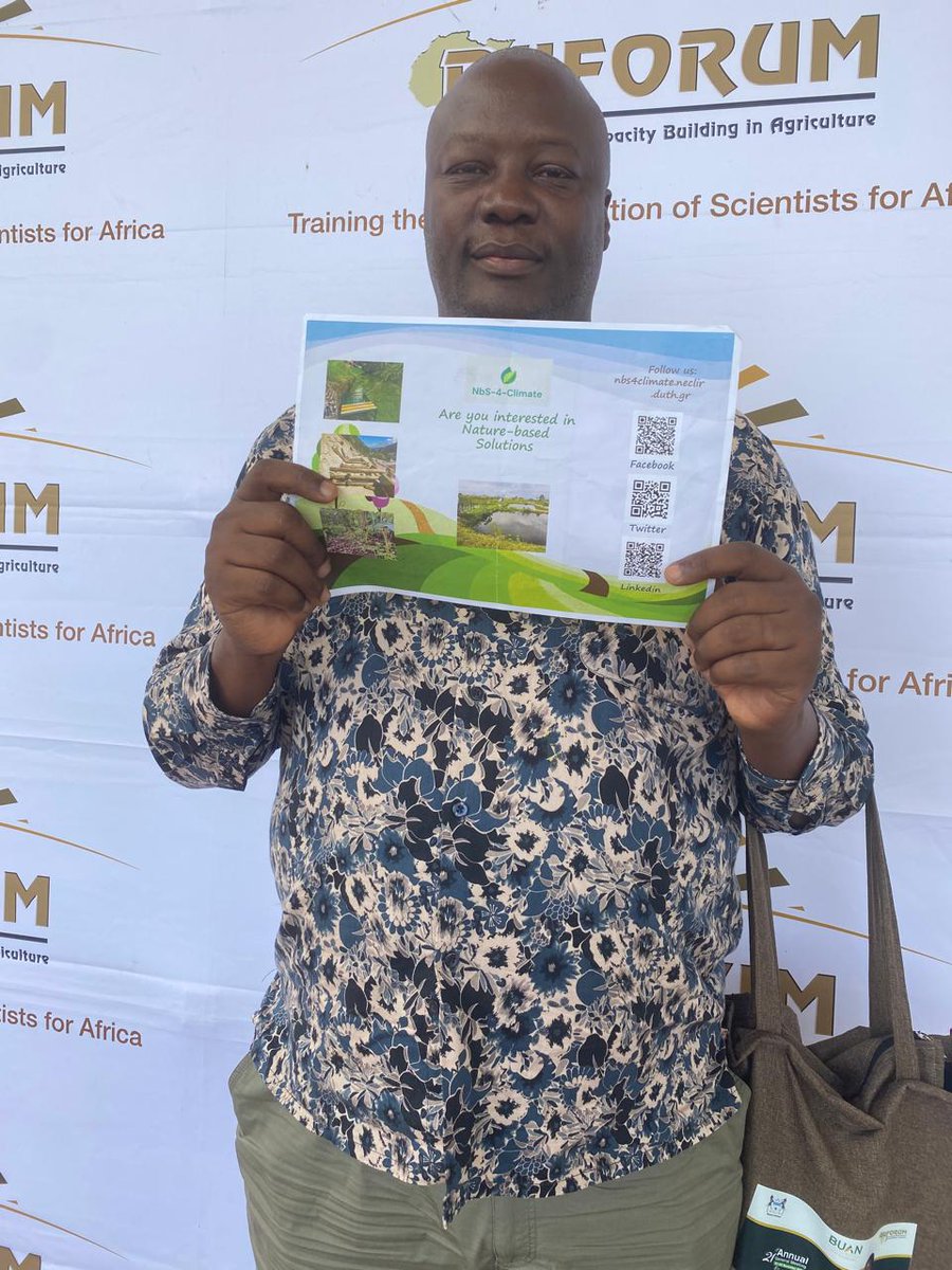 NbS4Climate's tweet photo. Show casing NBS at RUFORUM AGM and Conference in Gaborone Botswana https://t.co/Riz47azQXQ