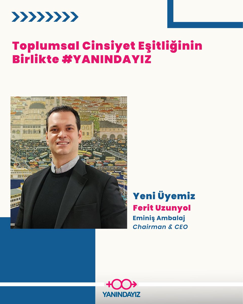 Yeni üyemiz Ferit Uzunyol’a hoş geldiniz diyoruz.
Birlikte toplumsal eşitliğe dair yapacağımız çalışmalar için şimdiden heyecanlıyız.

Hep birlikte eşitliğin #yanındayız.