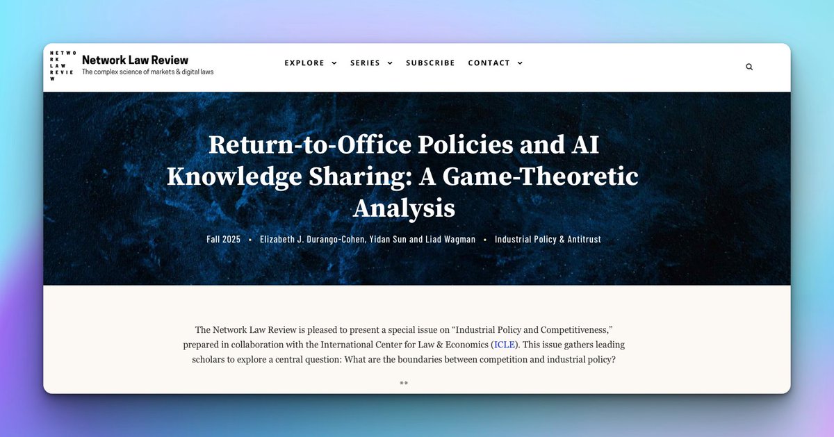 Network Law Review tweet media