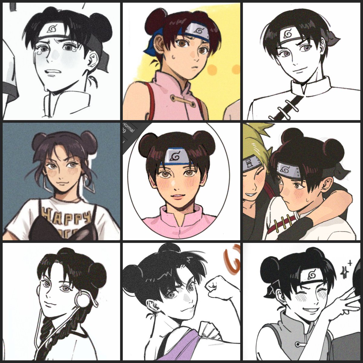 gai0327_han's tweet photo. a year of tenten π«Ά #samecharacter2025 https://t.co/Y1DnswLd3w
