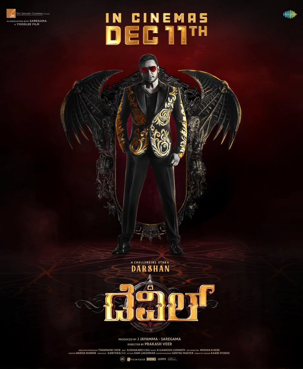 INOXMovies's tweet photo. This isn’t just a tale—it’s a war of emotions, power, and revenge.
.
#TheDevil releases at PVR INOX on Dec 11.
.
#DarshanThoogudeepa #RachanaRai #MaheshManjrekar #Prakash https://t.co/sSiHAj3kaY