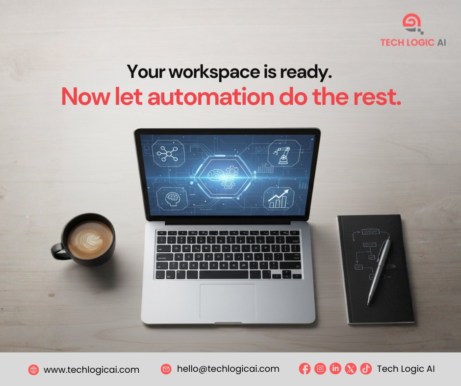 TechlogicAI's tweet image. INNOVATION STARTS AT YOUR DESK. 

Work faster, better, smarter with Tech Logic AI.

What’s the FIRST task you’d automate? Let’s make it happen!👇
🔗 rb.gy/gyx5av

#FutureOfWork #AITools #AutomationSolutions #TechLogicAI #DigitalTransformation