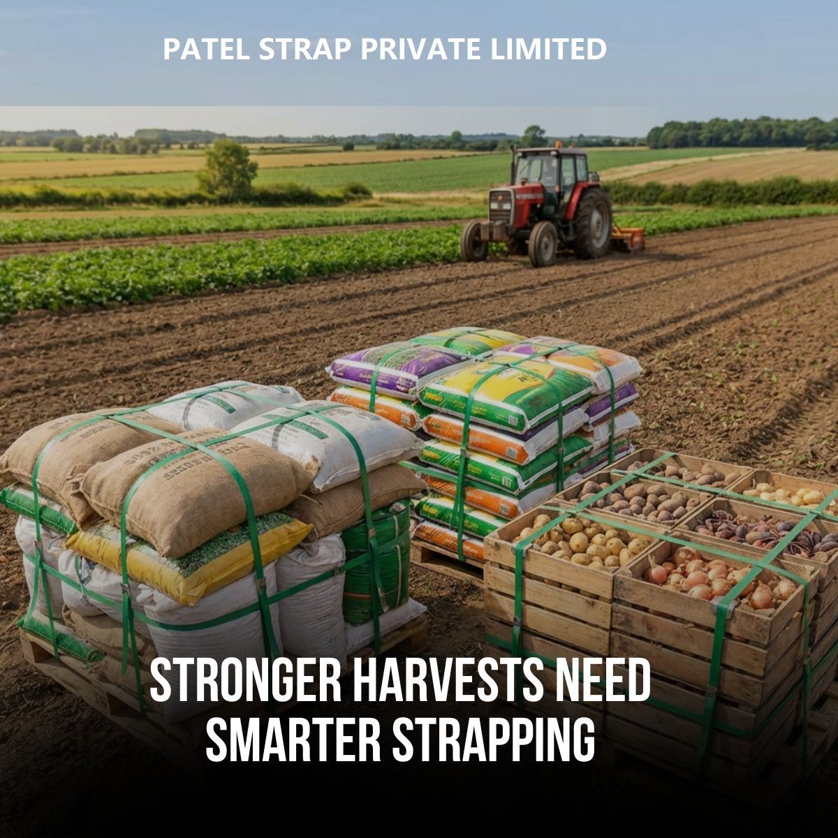 PatelL52096's tweet image. Stronger Harvests Need Smarter Strapping.
Polivektris PET Slings support agriculture from field to market.
🚜 Bundling bags &amp;amp; crates
🚛 Safe transport on rough roads
♻️ Recyclable, rust-free &amp;amp; easy to handle

Agriculture needs reliability. PET delivers.
#PETStrap #AgriPackaging